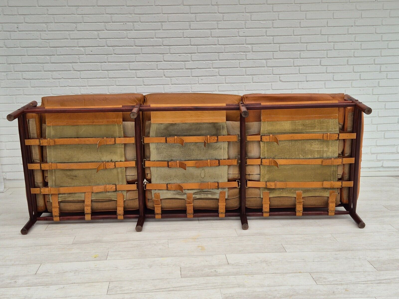 1970s Norwegian design by Ivar Opsvik for Bruksbo Norway 2 seater sofa