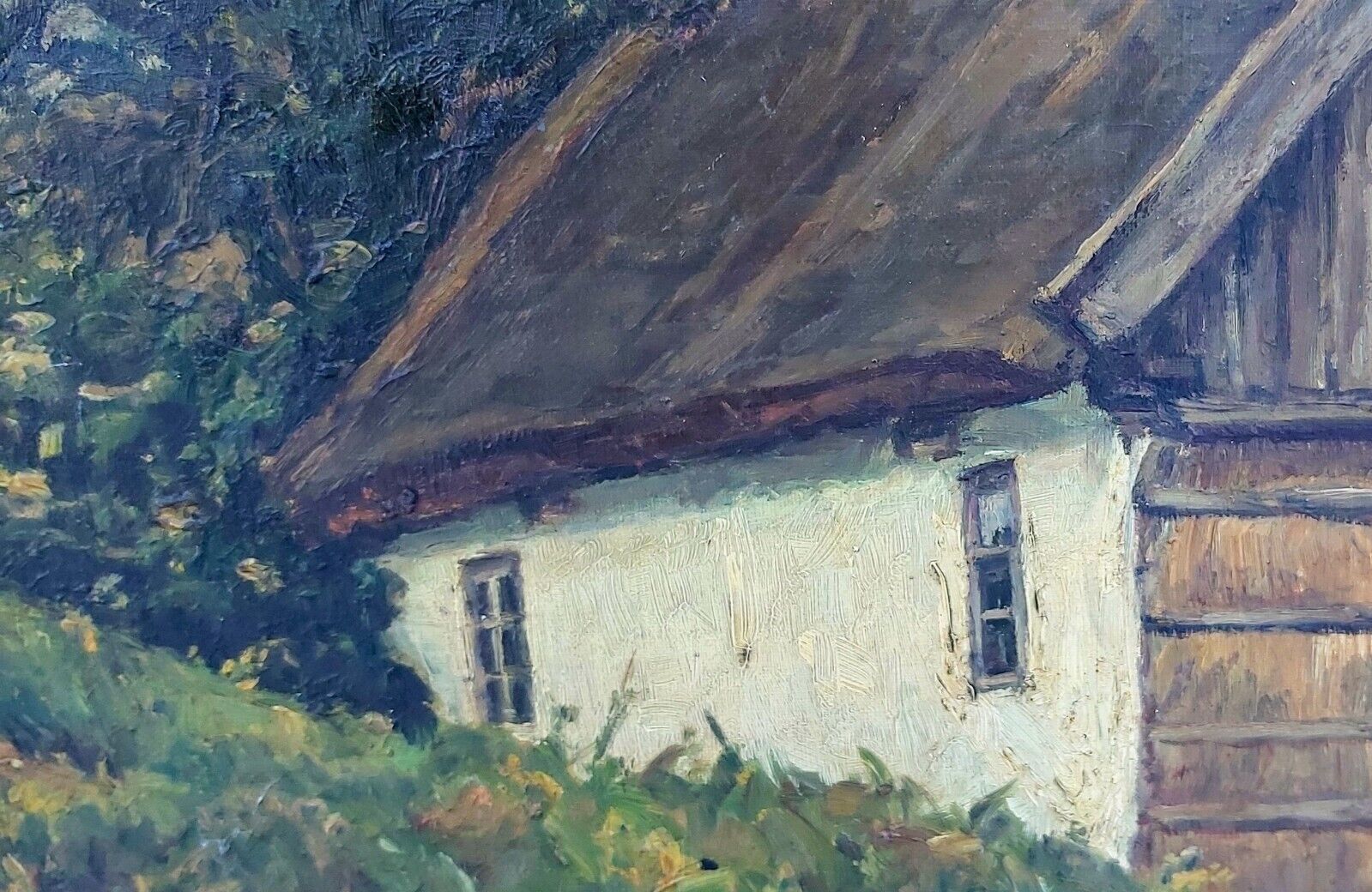 Elisabeth Schiøtt (1856-1938): OLD COTTAGE