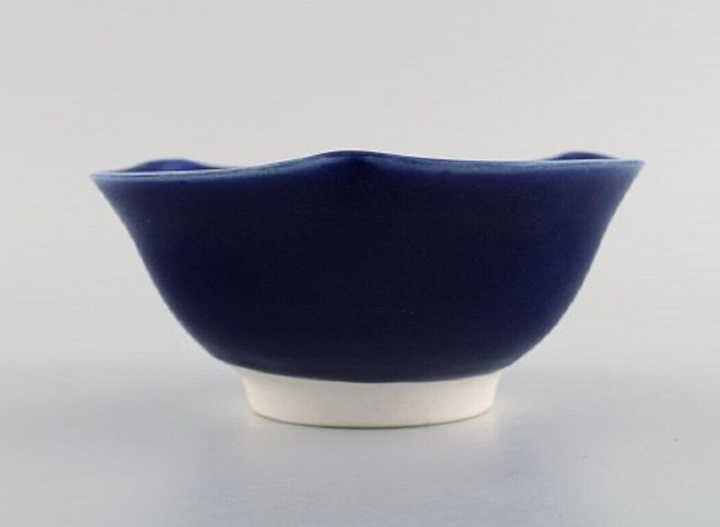 Wilhelm Kåge (1889-1960) for Farsta Unique bowl in glazed ceramics 1930's