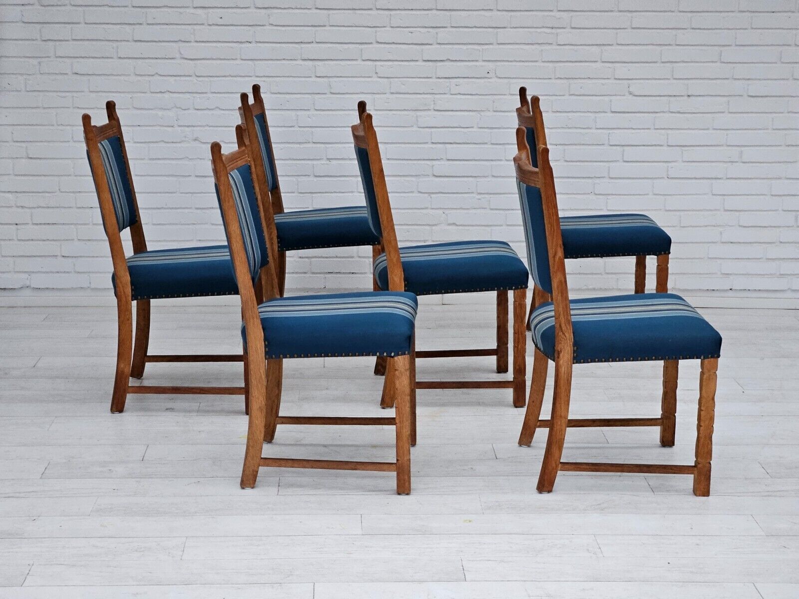 1970s set of Danish dinning chairs original good condition