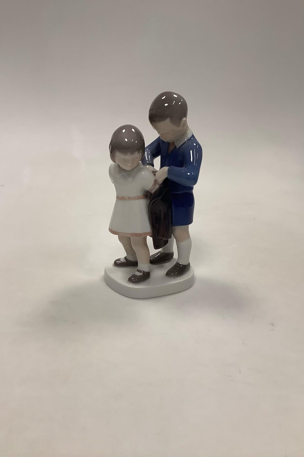 Bing and Grondahl Figurine of Girl and Boy Gentleman No 2312