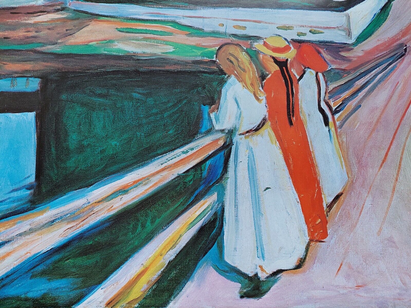 Edvard Munch Original exhibition poster from 1975 Louisiana Museum