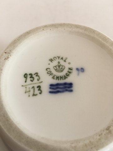 Royal Copenhagen Vase No 933/423 with White Rose Motif