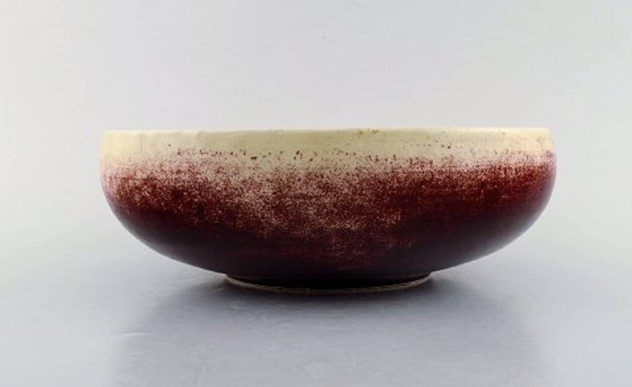 Sven Wejsfelt for Gustavsberg Studio Unique bowl in glazed ceramics