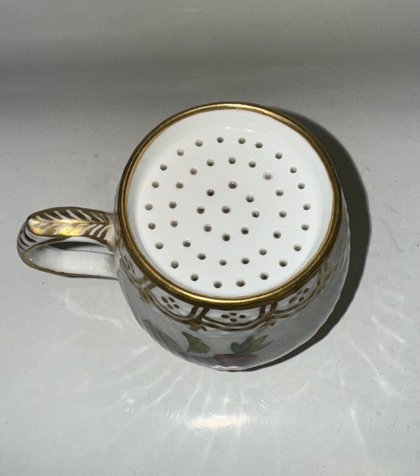 Antique Rare Sugar Shaker In porcelain from Royal Copenhagen 1900-1923