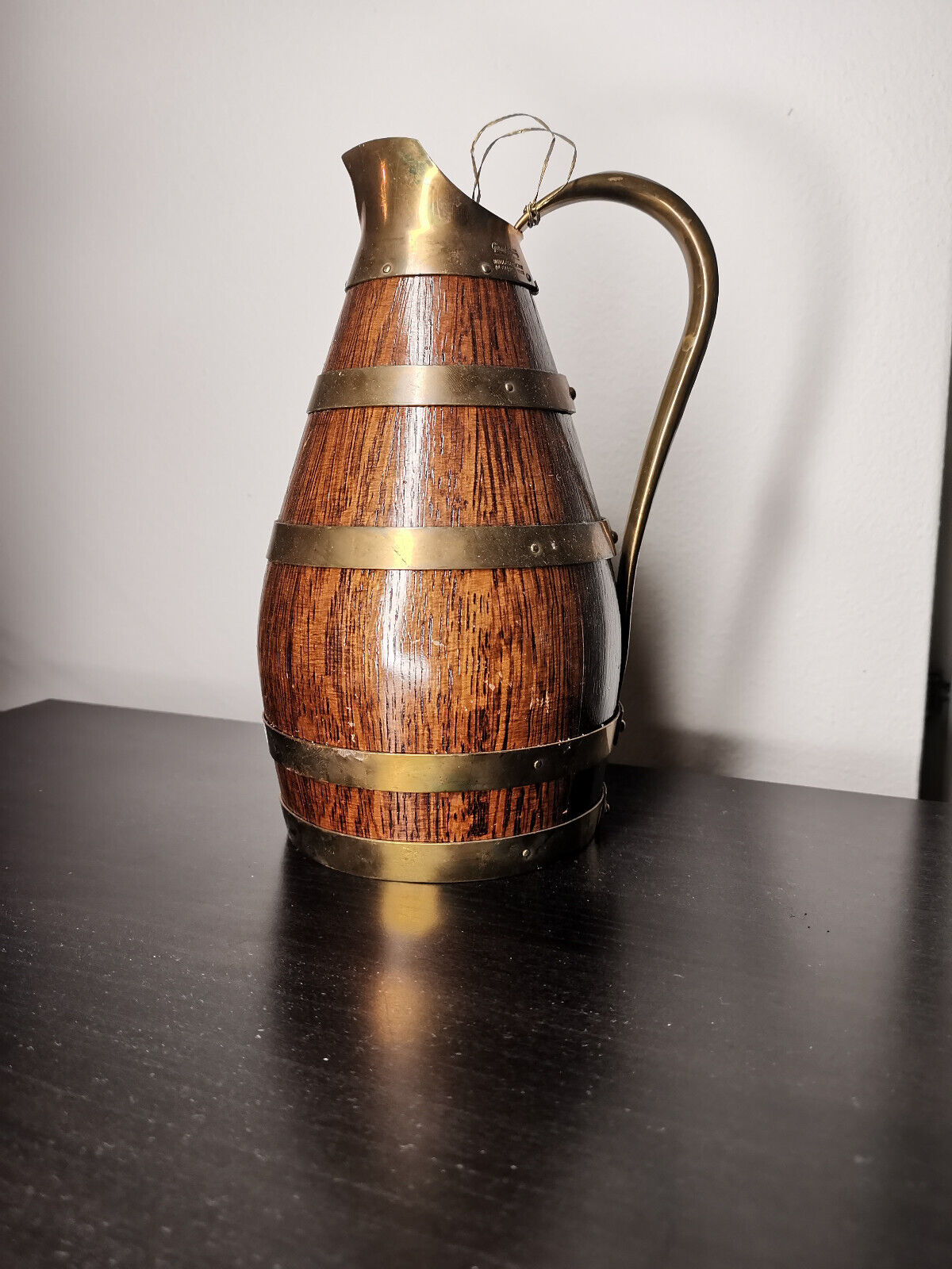 Rare Vintage Stelton Cylinda Line Brass Wine Bottle Coaster Arne