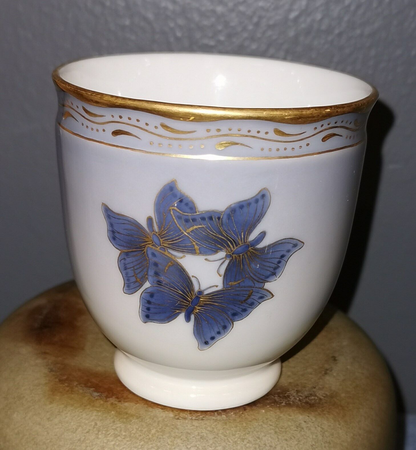 Art Nouveau Porcelain Vase/cup  with Butterflies from Bing  Grøndahl Denmark