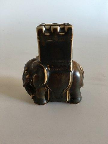 Bing  Grondahl Elephant with Howdah figurine No 2128 in stoneware