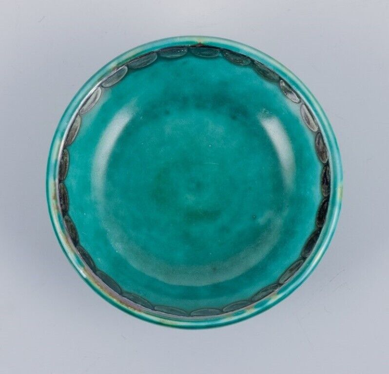 Wilhelm Kåge for Gustavsberg Five small "Argenta" ceramic bowls 1940s