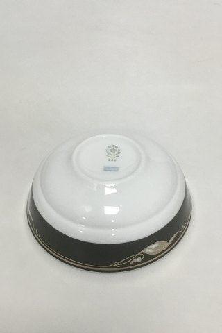 Royal Copenhagen Magnolia Black Bowl No 344