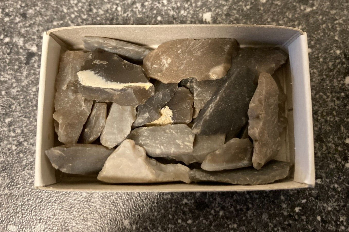 Danish Ertebølle Microlith Flint Scrapers Authenticated by Torben B Bernhardsen