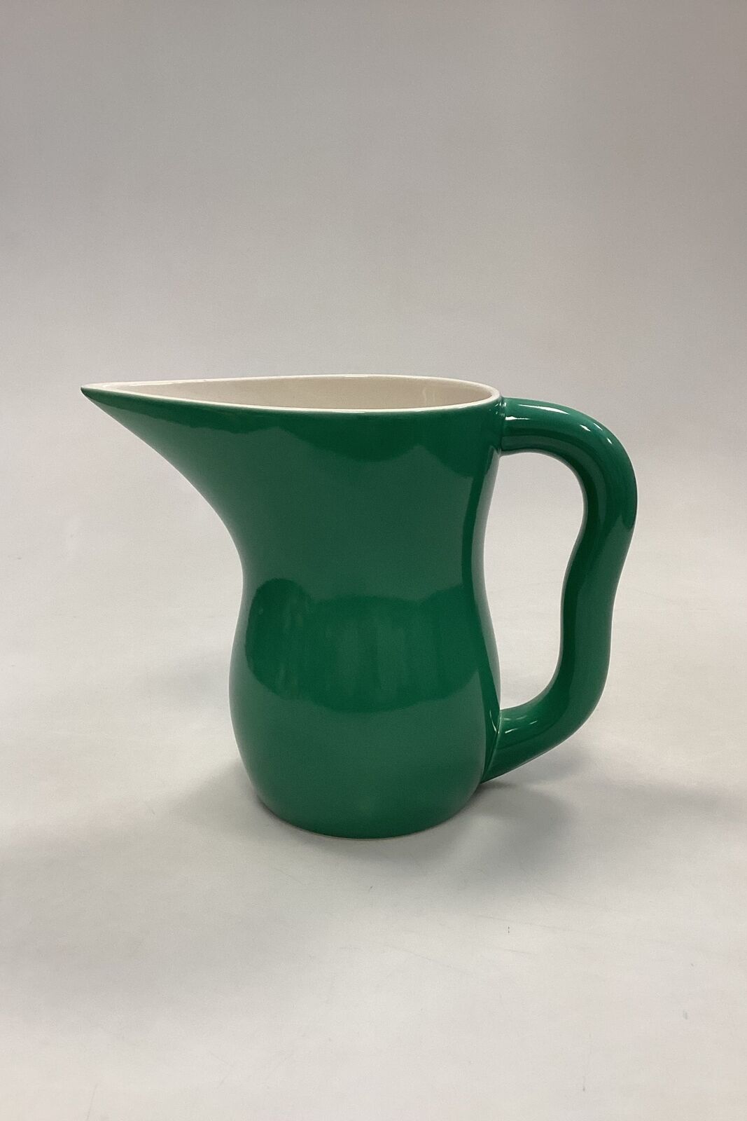 Royal Copenhagen Ursula Oval Pitcher in Dark Green No 443