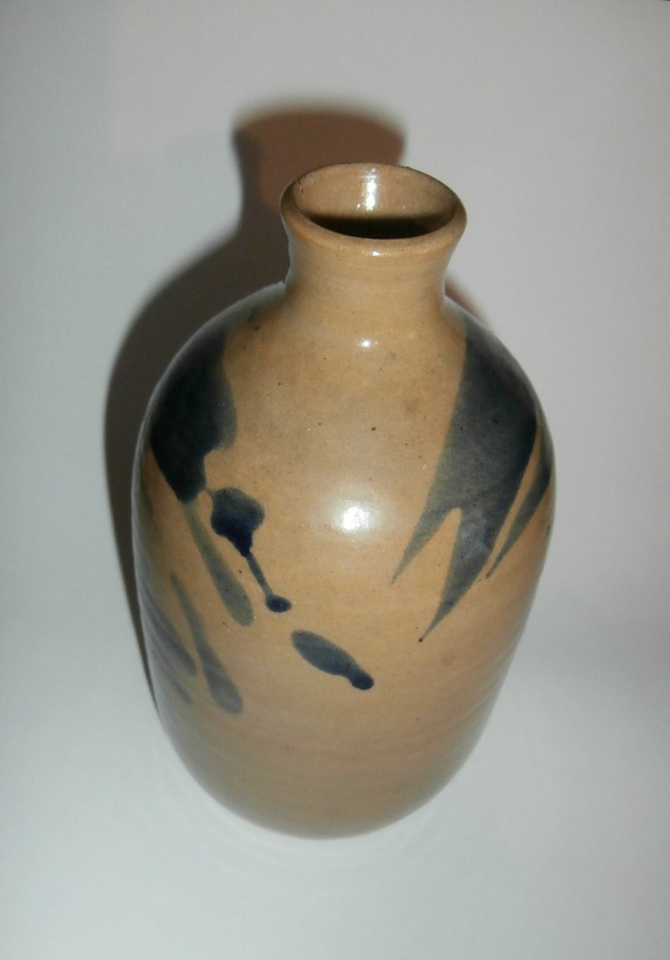 ~ Vintage KUBICEK Vase signed German Studio Art Pottery 19 cm