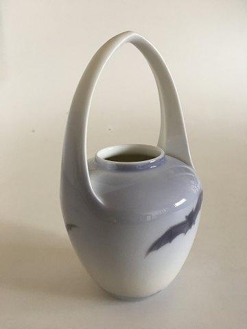 Royal Copenhagen Art Nouveau Bat Vase No 225/29