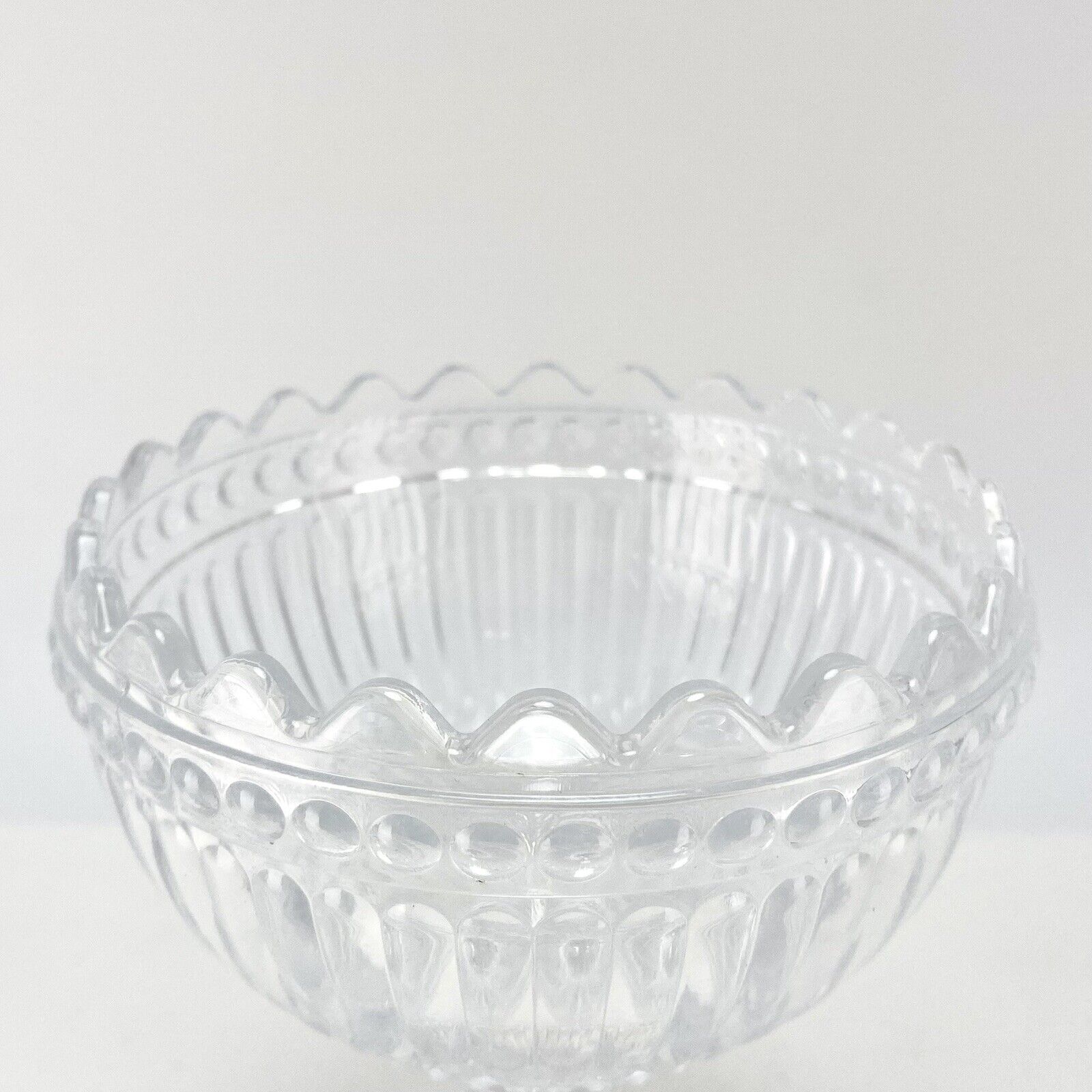 Finnish MCM Design Iittala Marimekko Mariskooli Serving Snack Bowl Votive Clear