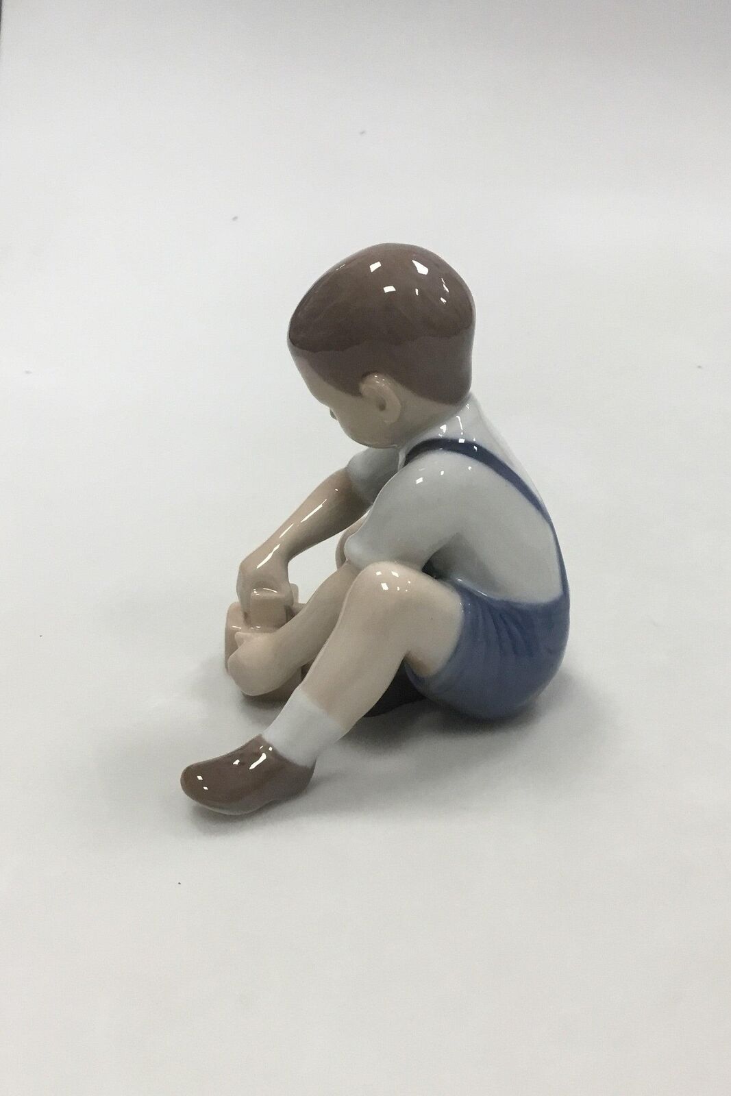 Bing and Grondahl Figure of boy with building blocks No 2306