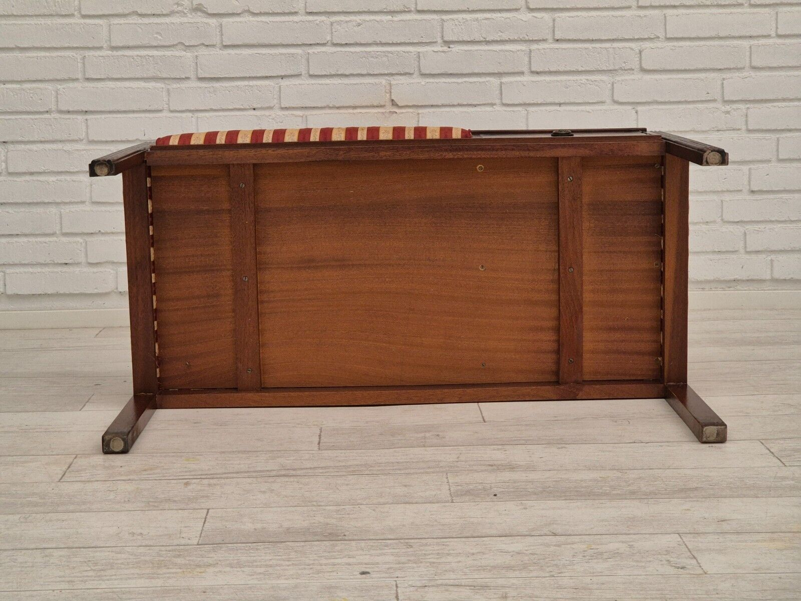 1950s Scandinavian design seater bench-dresser dark wood