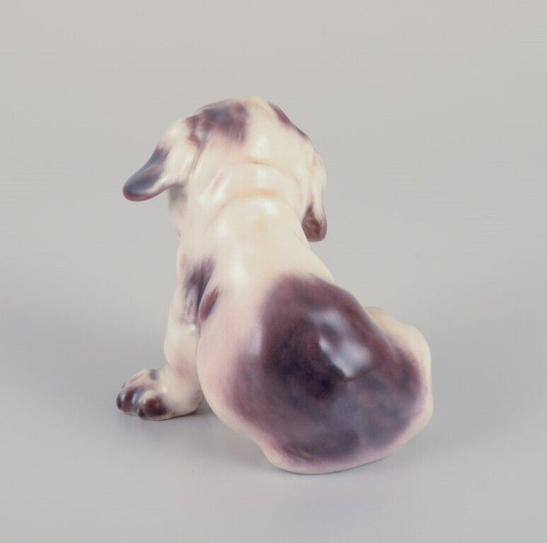 Dahl Jensen porcelain figurine of an English Bulldog puppy 1930s