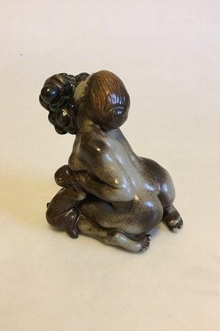 Bing  Grondahl Figurine by Kai Nielsen "Woman with Grapes and Fauns" No 4022