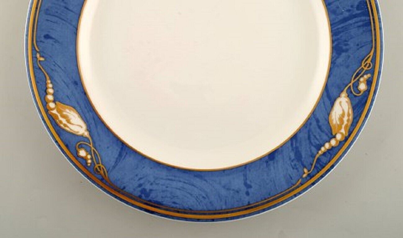 Royal Copenhagen "Magnolia" dinner plate 10 pieces in stock Late 20th c