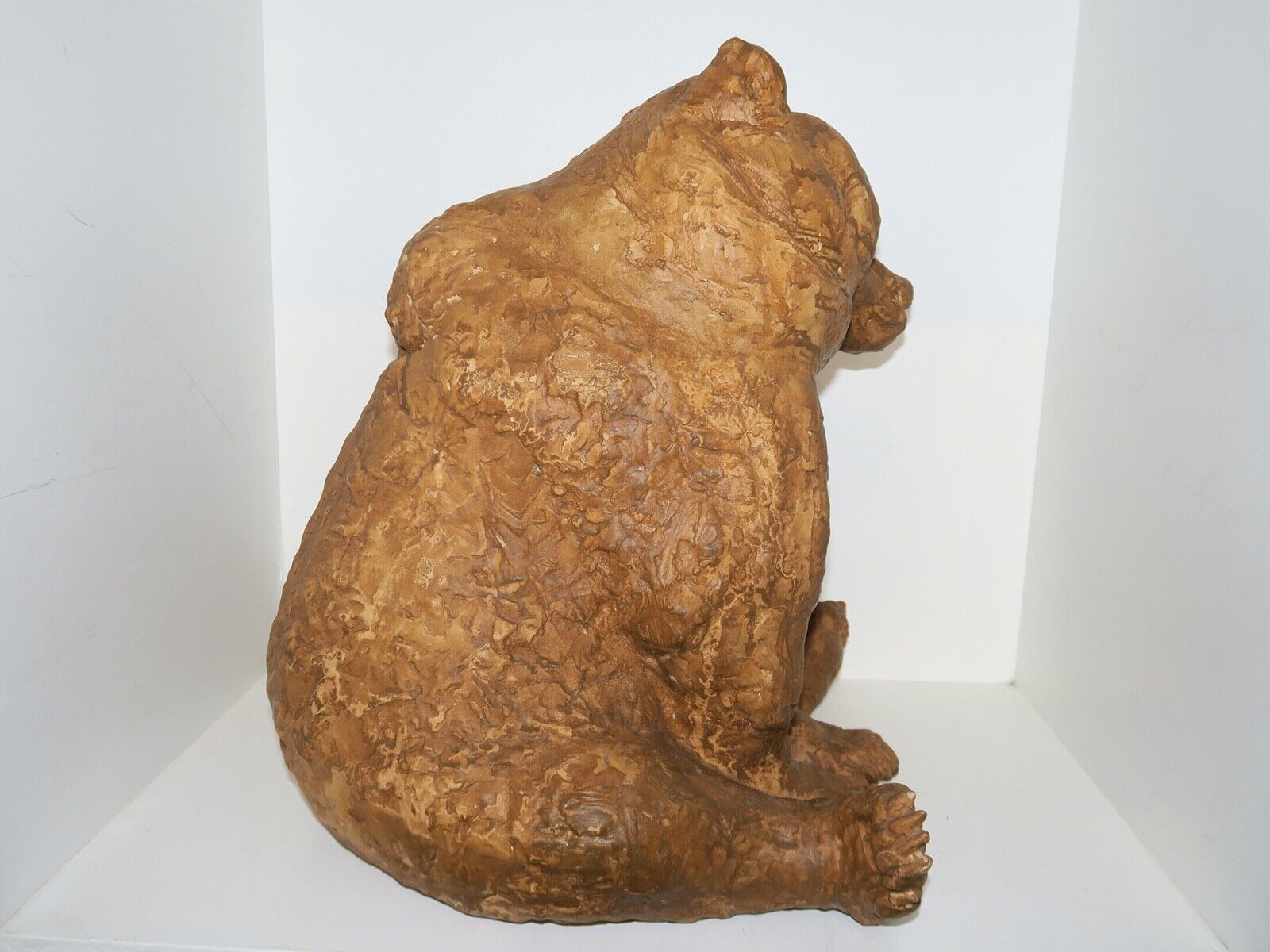 Very large Royal Copenhagen faience figurine bear by Jeanne Grut