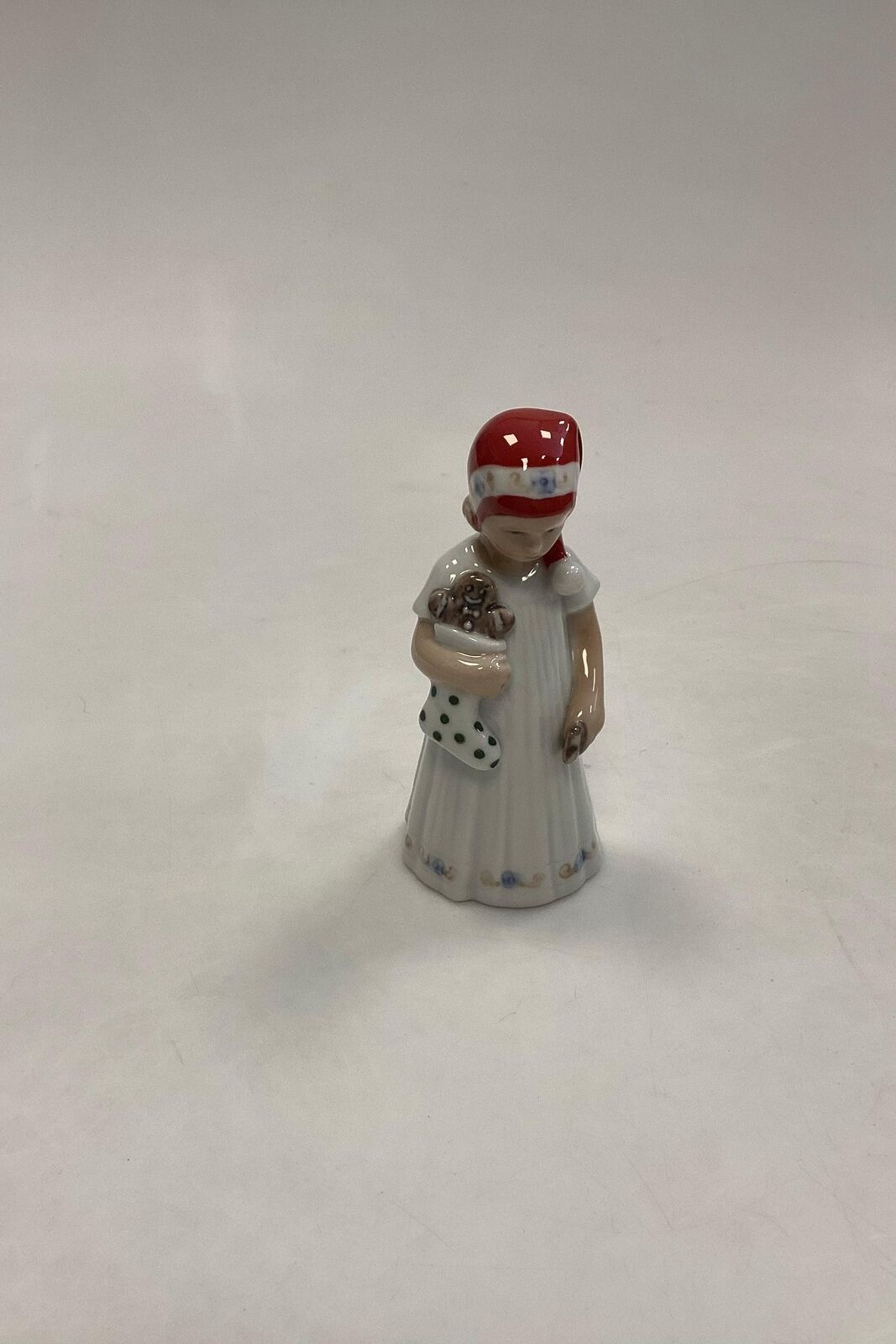 Royal Copenhagen Figurine Else with Christmas hat and Christmas sock No 093