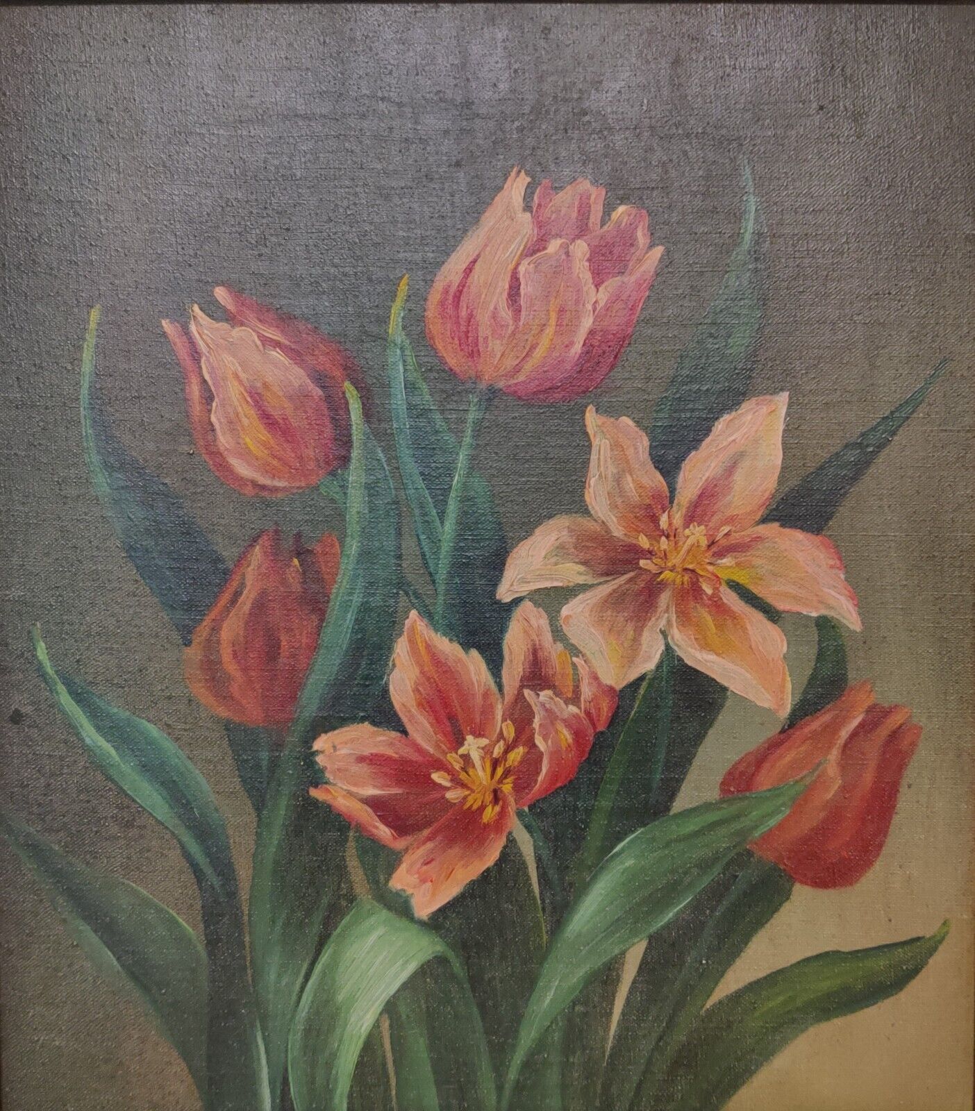 A Krag PINK TULIPS low shipping