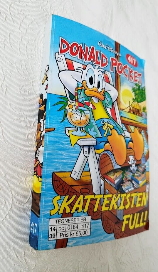 NORWEGIAN 2014 Walt Disney Donald Duck - Skattekisten Full Pocket Comic Book