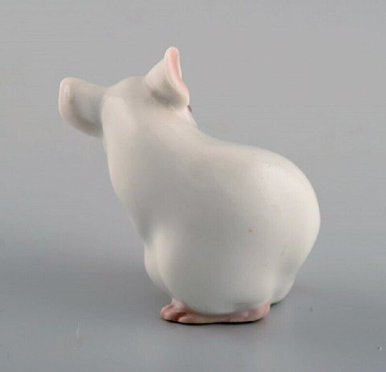 Dahl Jensen for Bing  Grøndahl Porcelain figure White mouse