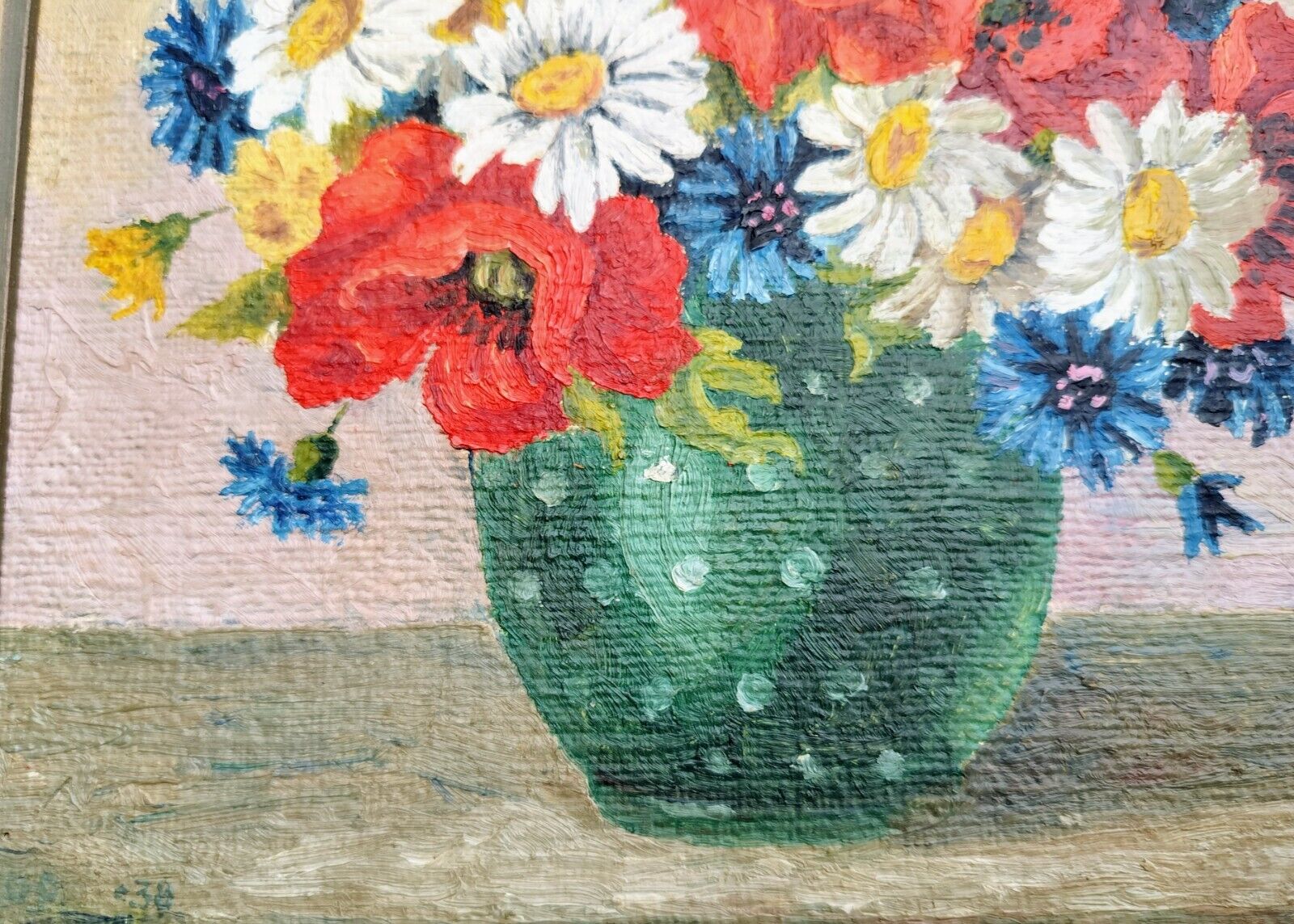 COLORFUL FLOWERS IN A VASE - low shipping!!