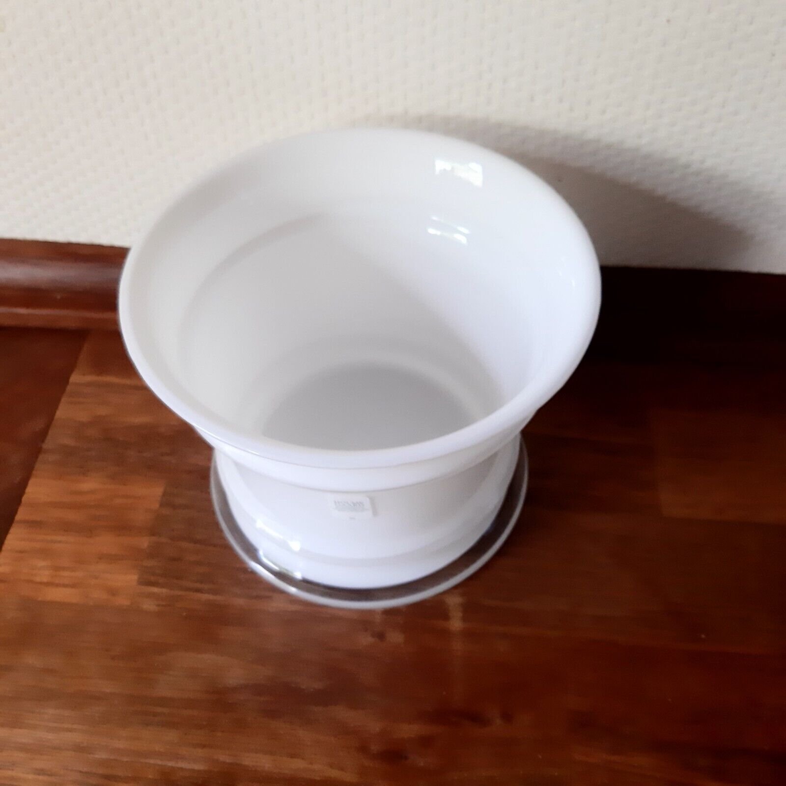 Flower Pot Clear Cased Opaque White MB serie H: 10½ cm M BANG FYENS HOLMEGAARD