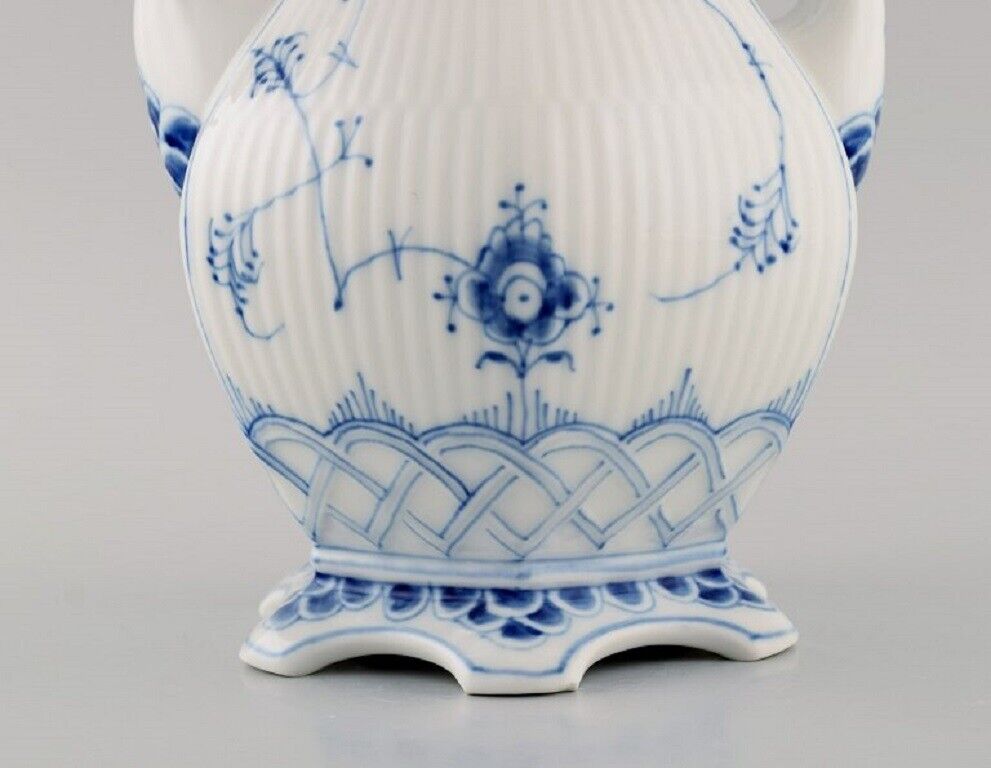 Royal Copenhagen Blue Fluted Full Lace coffee pot in porcelain