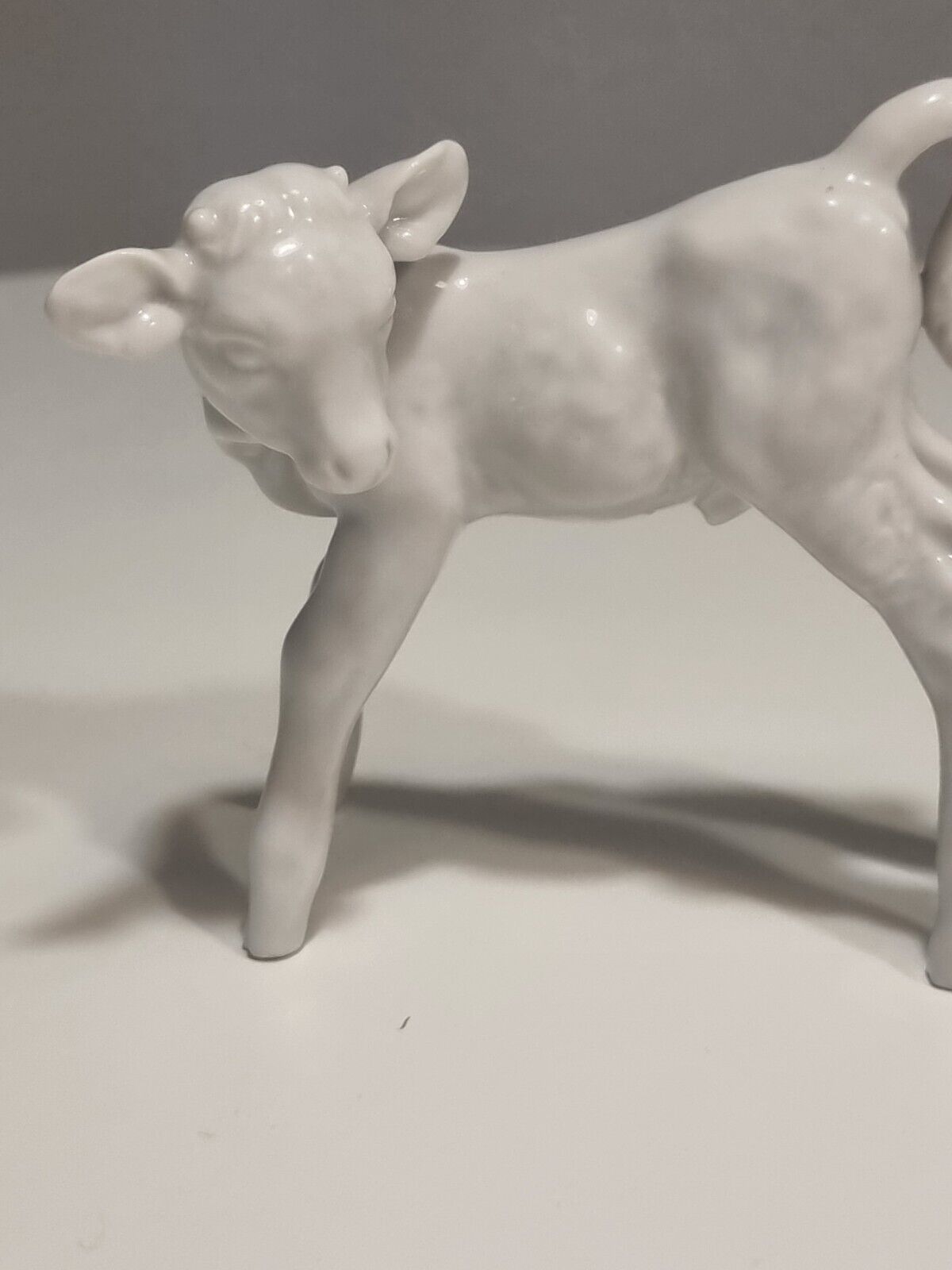 Meissen figurine blanc de Chine Calf