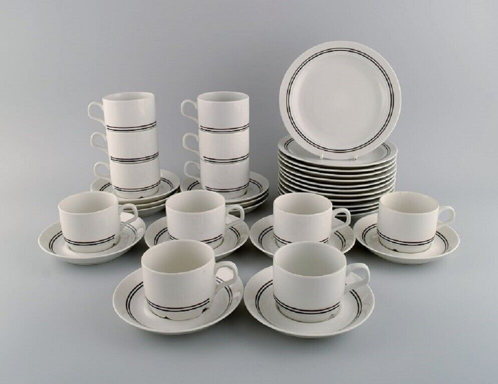 Rörstrand coffee service for twelve people Swedish design 1960s