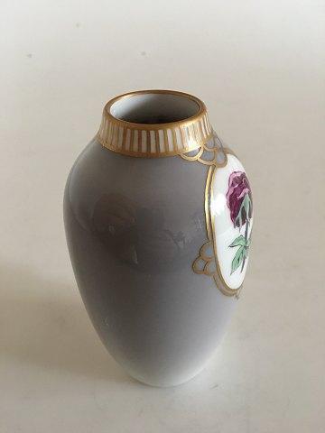 Royal Copenhagen Art nouveau vase No 239 with gold