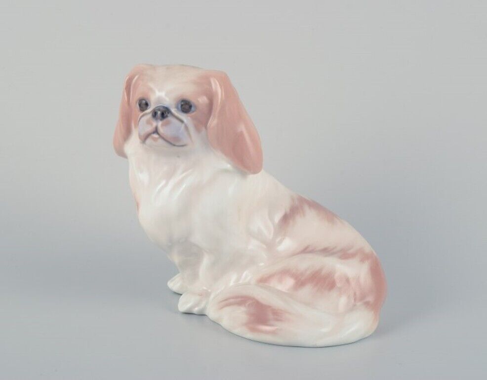 Royal Copenhagen porcelain figurine of a Pekingese dog Model 1772