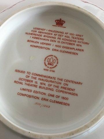 Bing  Grondahl Jubilee Bowl commemorating the 100 year anniversary of the Royal