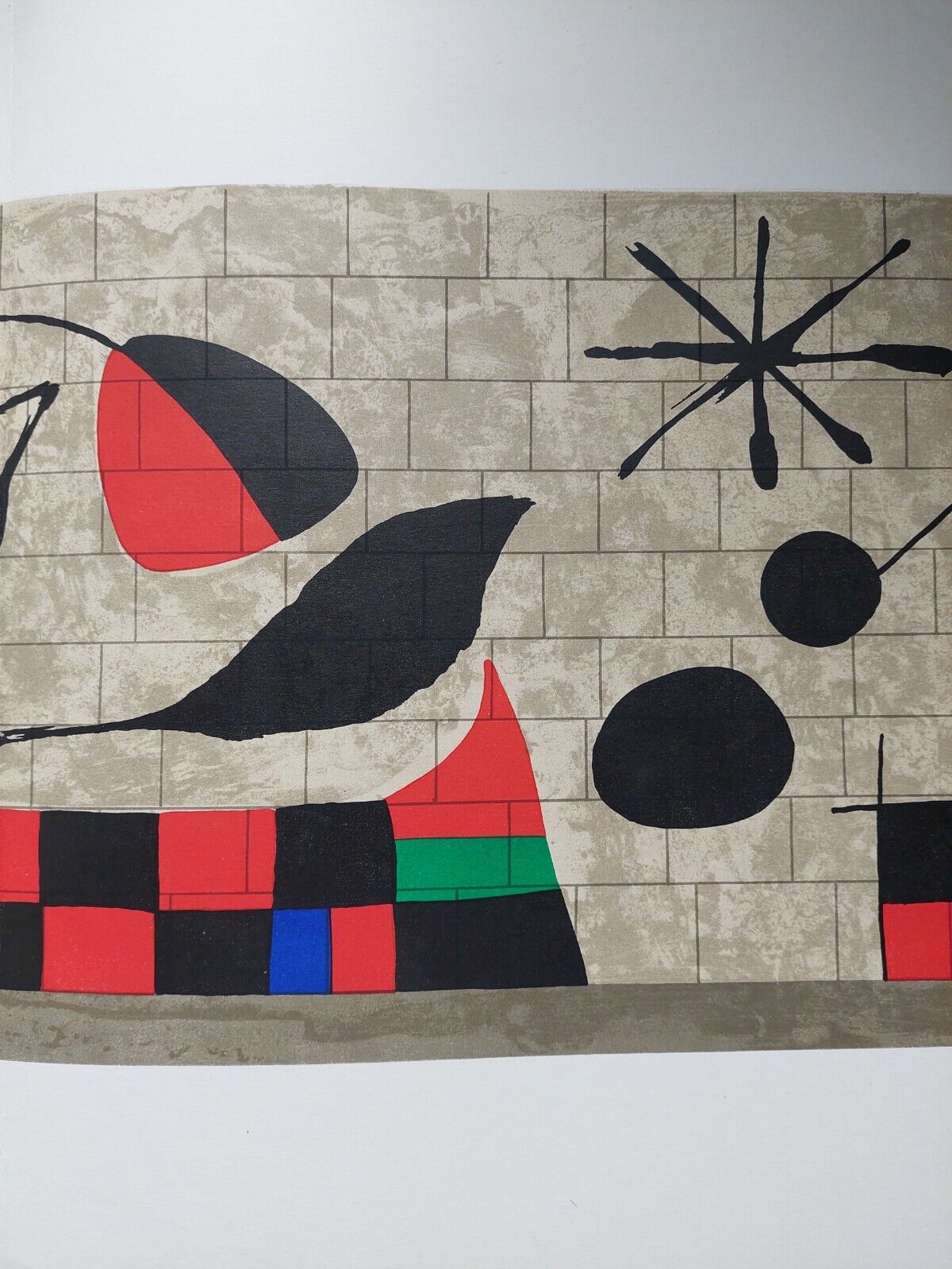 Joan MIRO Original color lithograph Galerie Maeght Paris 1958