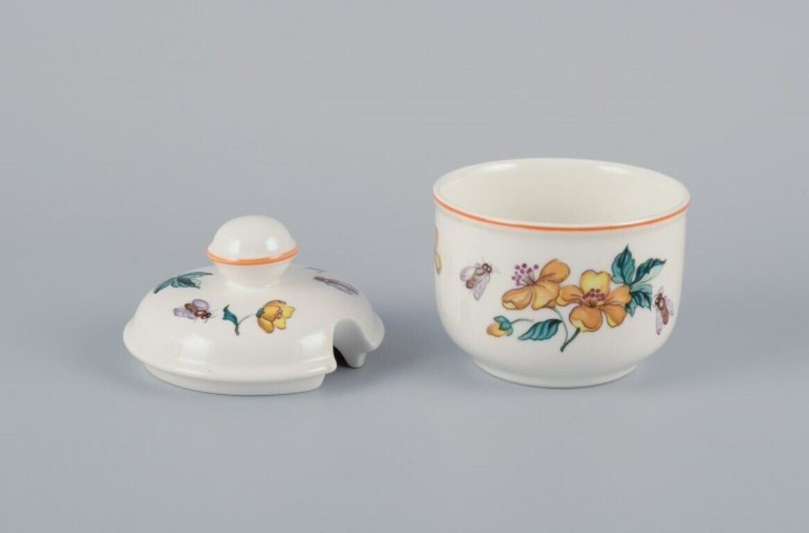 Villeroy  Boch two pieces of "Botanica" porcelain vase and sugar bowl