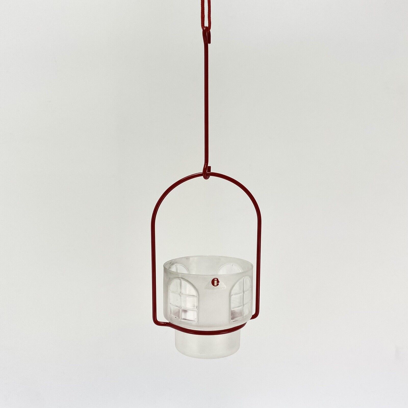 Iittala Finland Balladi Hanging Glass Votive Tealight Candleholder Jorma Vennola