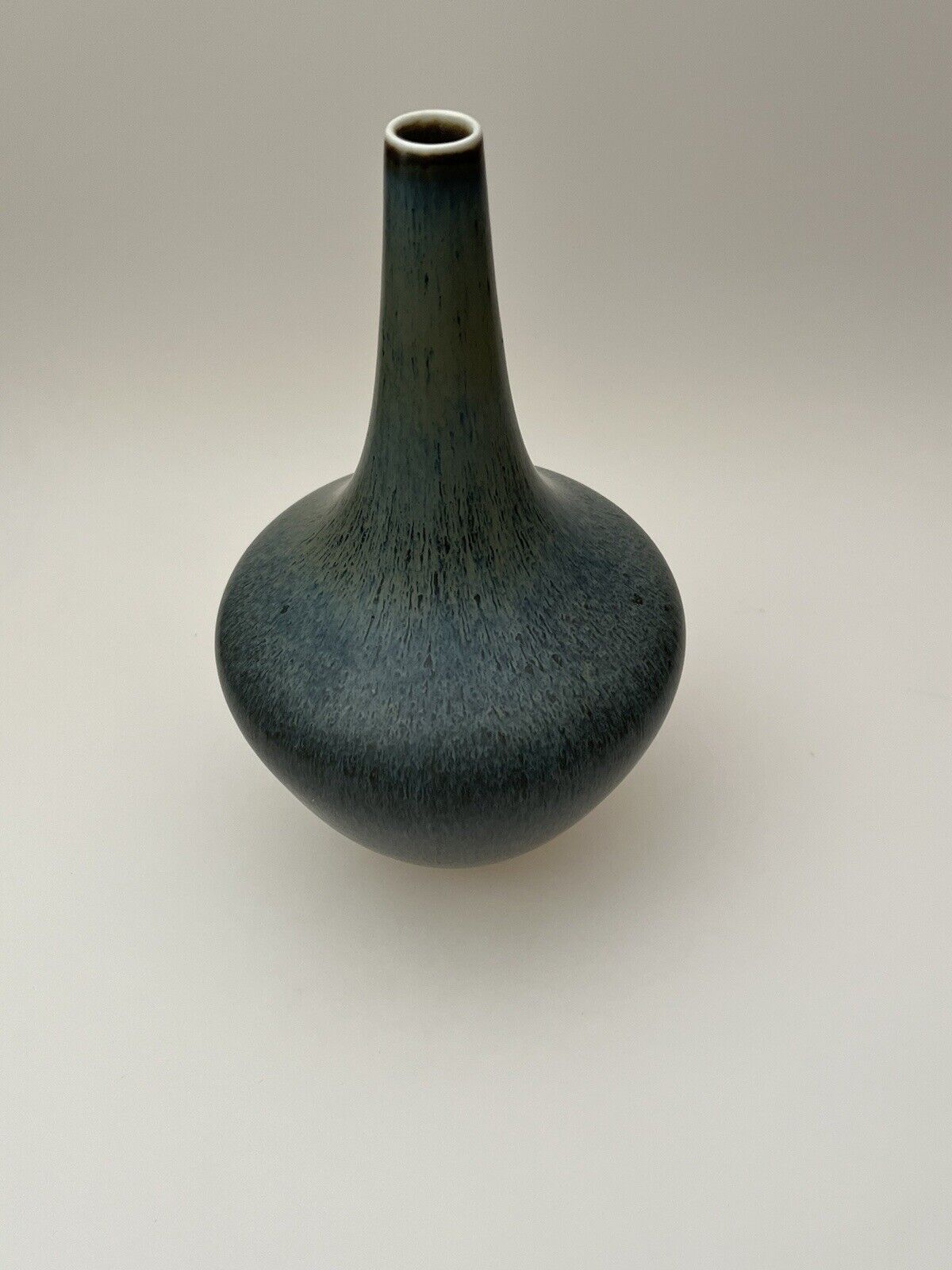 Gunnar Nylund Rörstrand Vase harpsichord glaze Blue-green ( Video 360 )