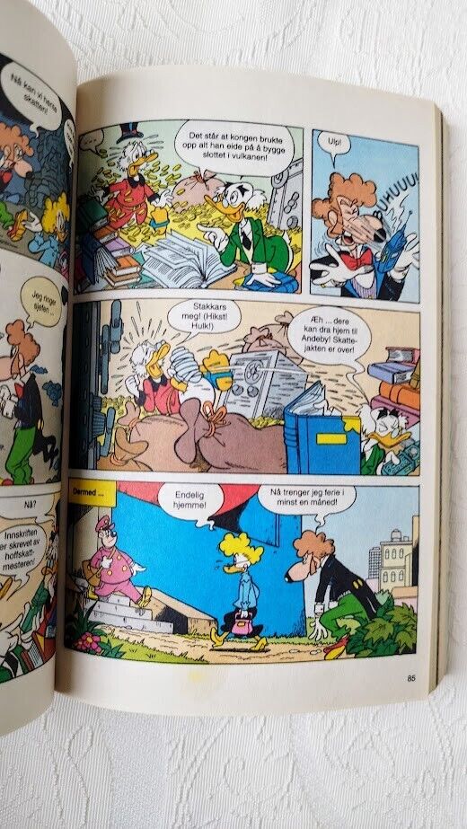 NORWEGIAN 2014 Walt Disney Donald Duck - Skattekisten Full Pocket Comic Book