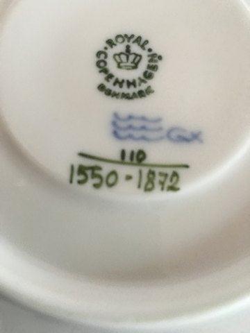 Royal Copenhagen Green Flower Saucer No 1550-1872