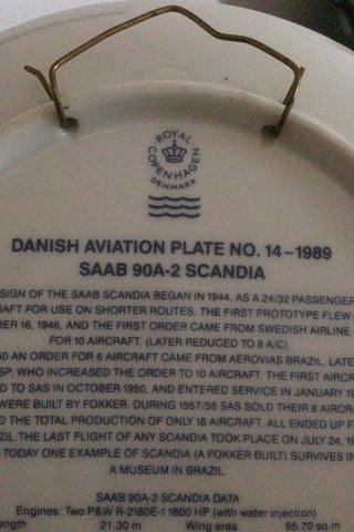 Royal Copenhagen SAS Aviation Plate No 14 1989