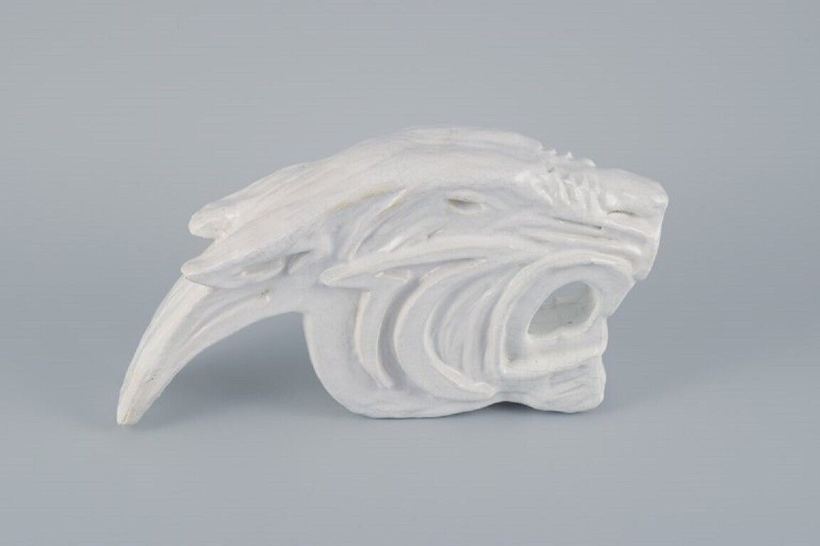 Roger Guerin (1896-1954) unique sculpture in ceramic Head of a tiger