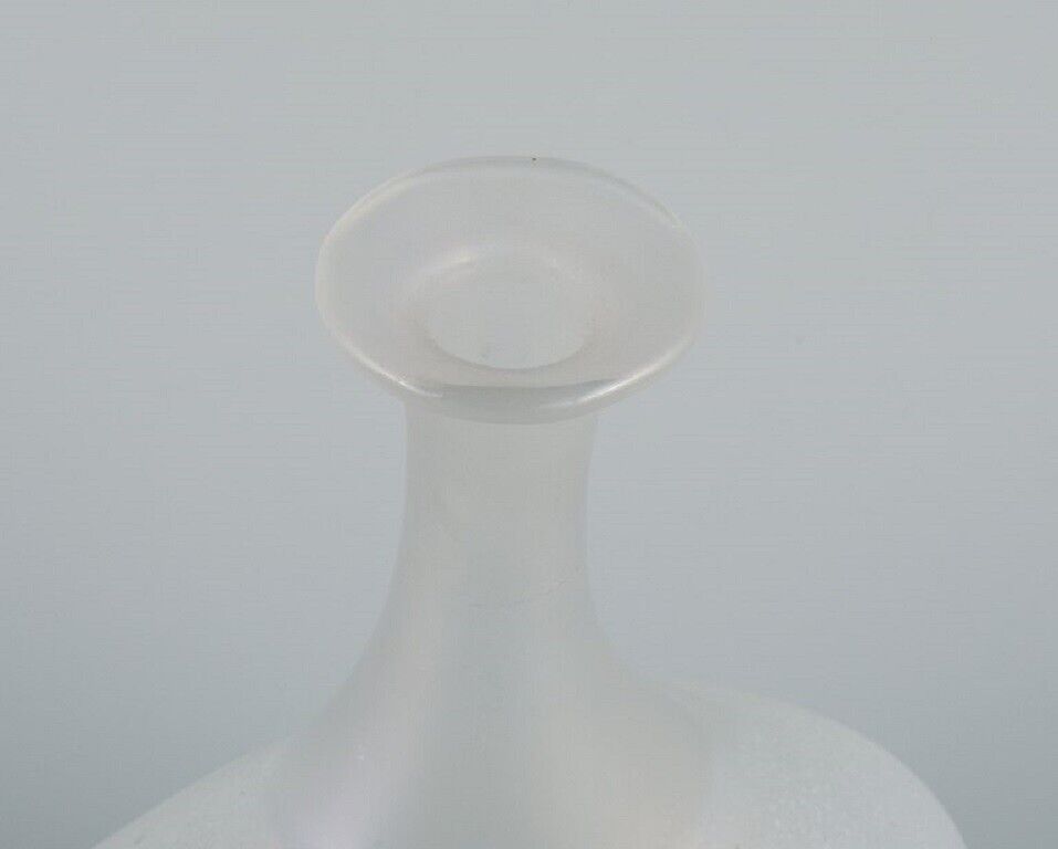 Bertel Vallien for Kosta Boda Vase / bottle in hand-blown art glass