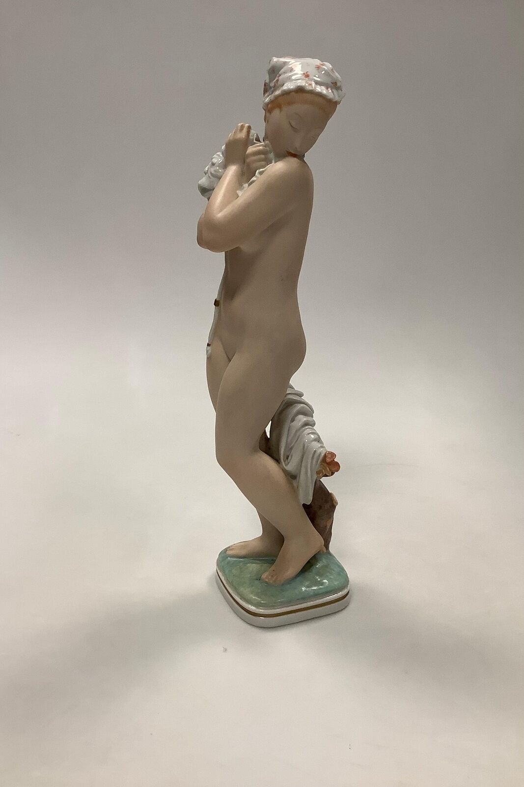 Royal Copenhagen Gerhard Henning overglaze figurine of Bathing Girl No 2428