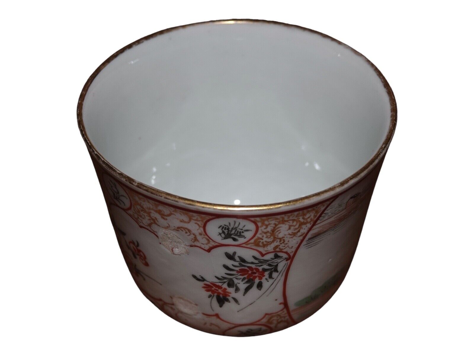 Royal Copenhagen antique coffee cup with Chinese decoration