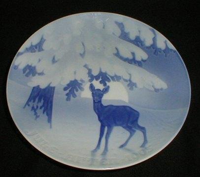 Bing & Grondahl (BG) Christmas Plate from 1905