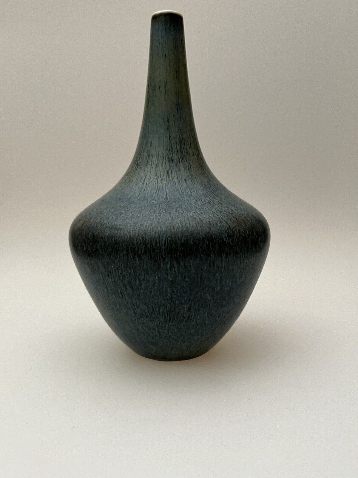 Gunnar Nylund Rörstrand Vase harpsichord glaze Blue-green ( Video 360 )